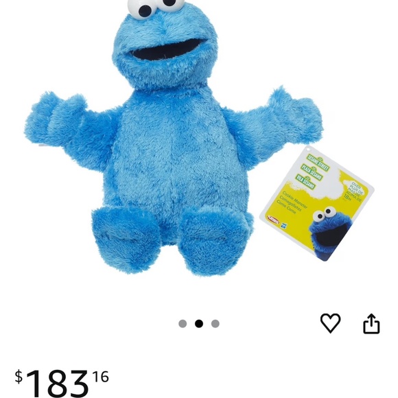 NWT Sesame Street Cookie Monster Stuffed Animal by GUND - Picture 6 of 6